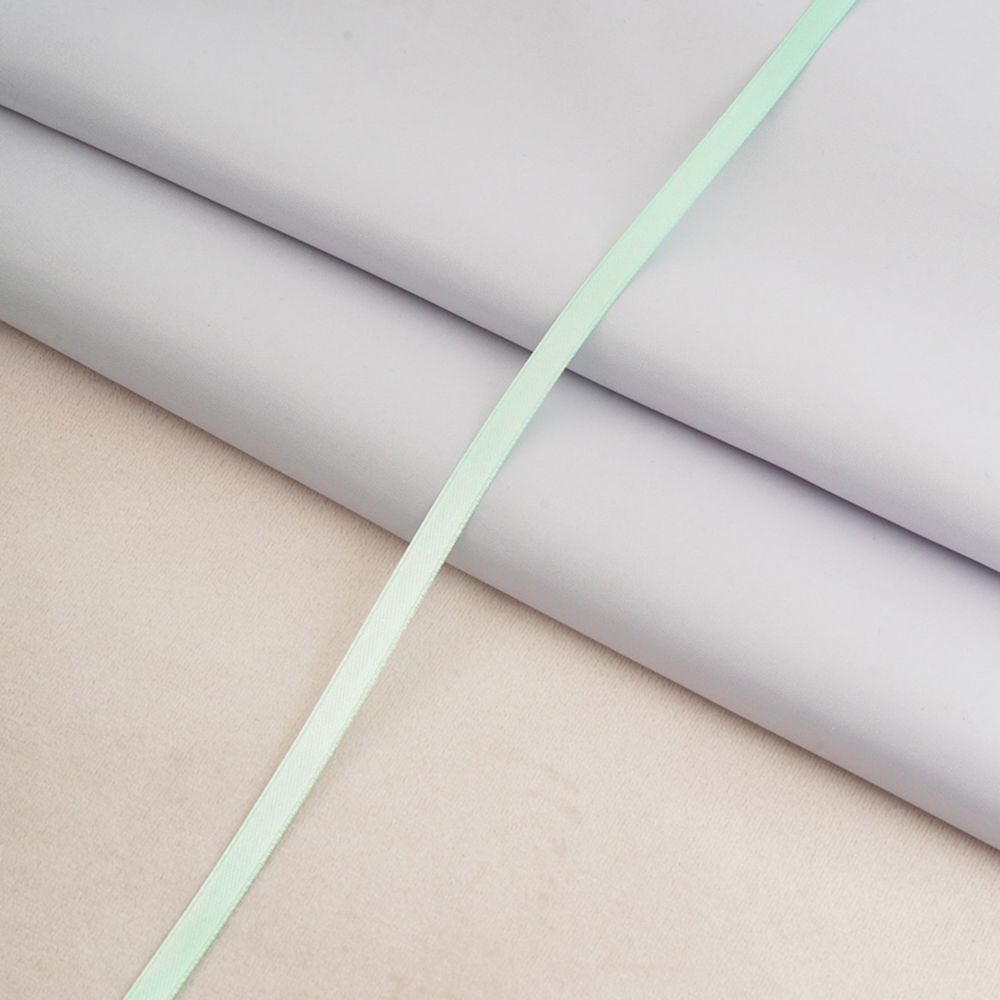 Лента атласная 2-сторонняя 6.0 мм / 22.86±1 метров, C1153 мятный, 6102-0008, Globus