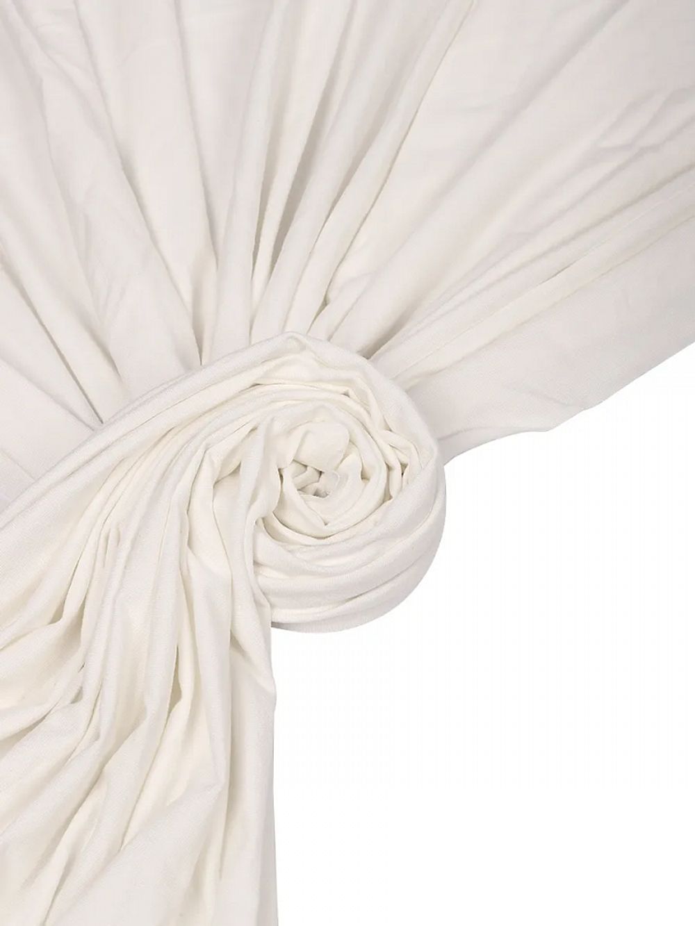 Вискоза трикотажная 240 г/м², 180 см / 1 метр, TBY.023709, белый теплый