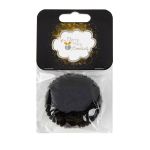 Бублик для волос ⌀6±0.5 см, 5 шт, №01 чёрный, Cherry Mary VX07057