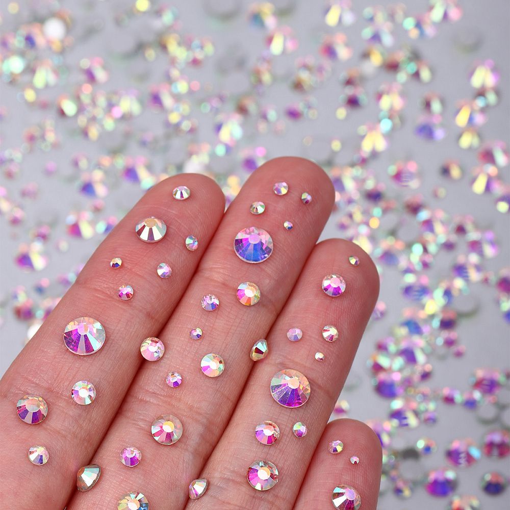 Стразы холодной фиксации TBY.MIX 1 цв.AB уп.1000 шт