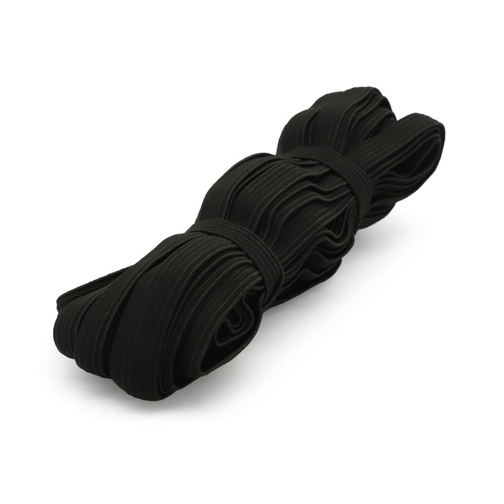Резинка бельевая (стандартная) 10.0 мм / 10х10 метров, черный, С1049
