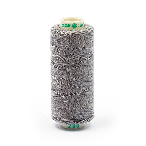 Нитки швейные бытовые Dor Tak 40/2, 366 м / 10 кат., 290 серый