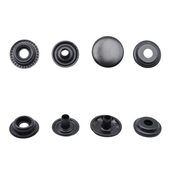 Кнопка Дельта (O-образная) ⌀15.0 мм, ≈72 шт, СТАЛЬ, №61 оксид, NEW STAR