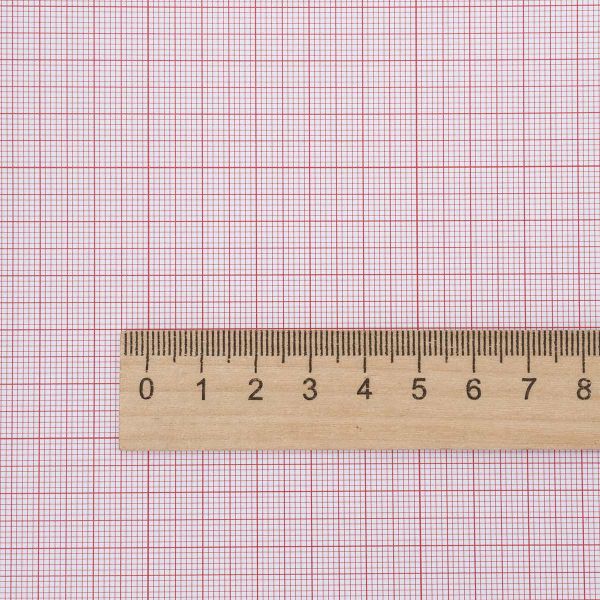 Бумага масштабно-координатная 80 г/м², А4 Маджента, 20 листов