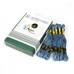 Мулине ПНК им.Кирова цв.2808 синий, 24 мотка по 8 метров