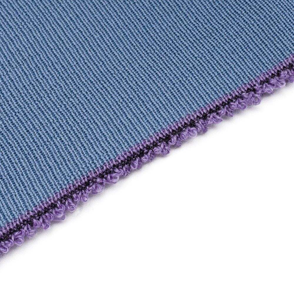 Подвяз средней плотности (100% полиэстер), 1*1, высота 14см (7см*2), длина 70-73см (8189 джинс)