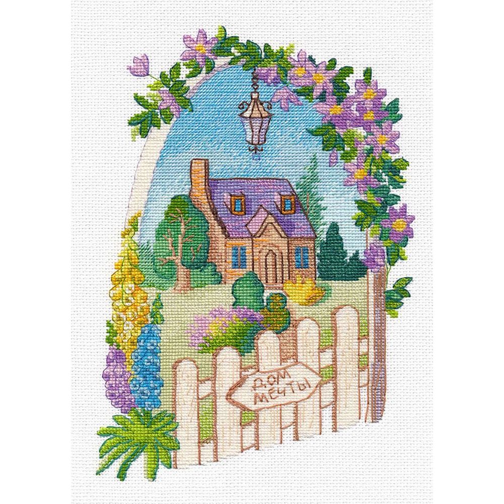 Набор для вышивания нитками Овен, Летнее настроение 16х24 см