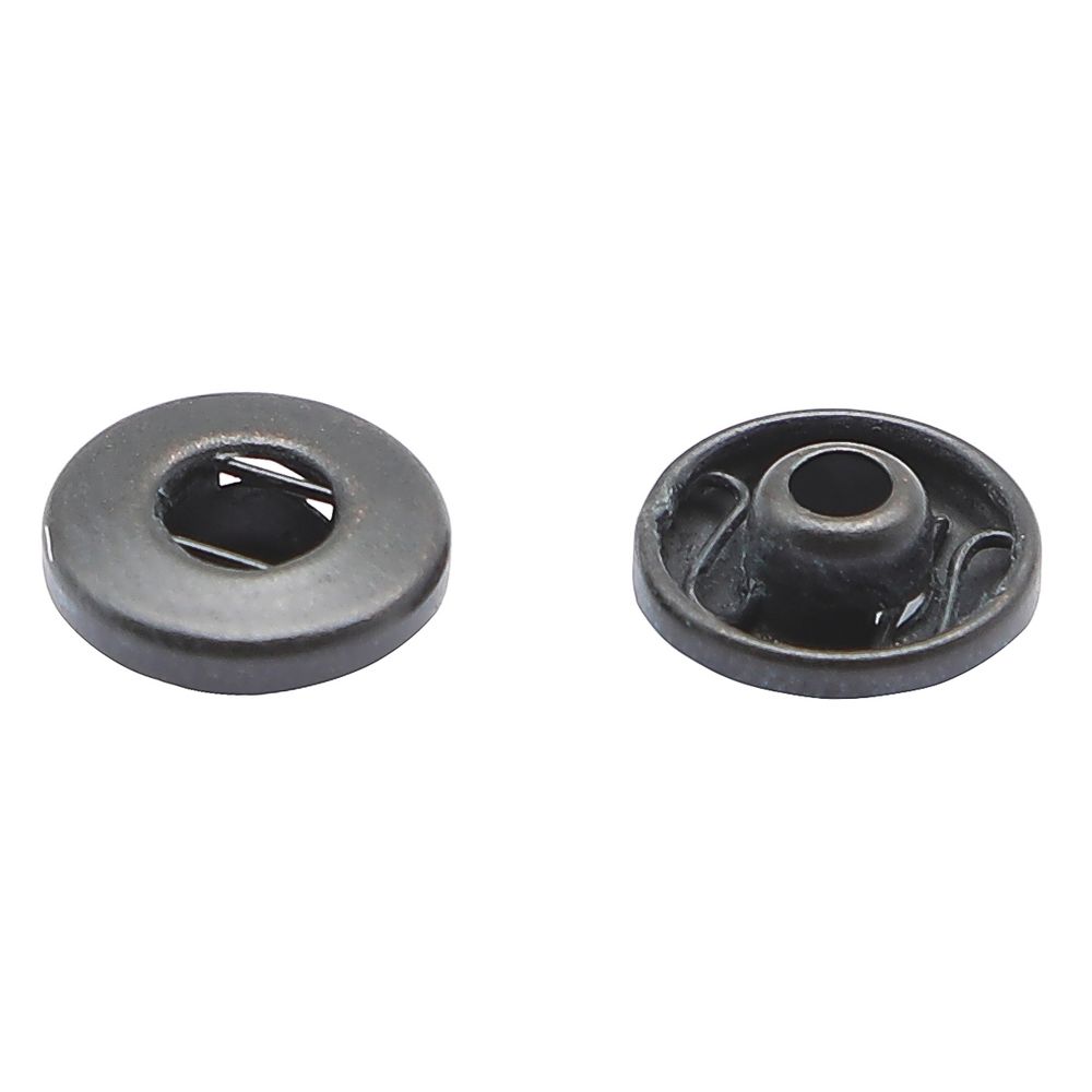 Кнопка Альфа (S-образная) ⌀10.0 мм, ≈144 шт, СТАЛЬ, оксид, NEW STAR