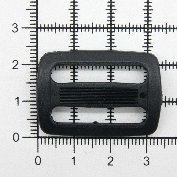 Пряжка, ПА, черный, 25 мм, 100 шт