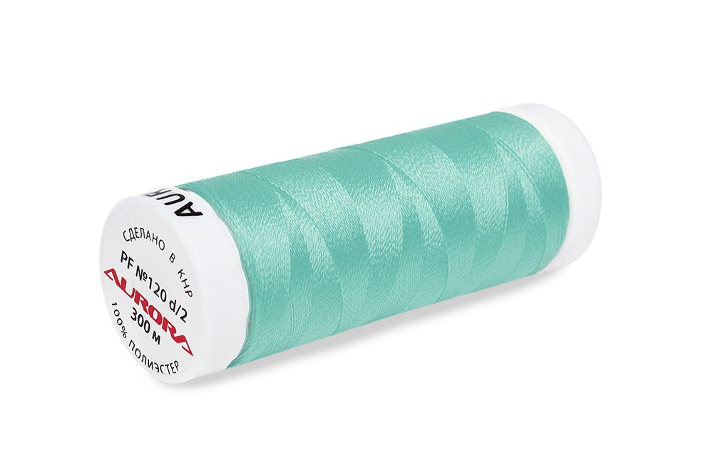 Нитки для креативных работ Aurora №120, 300 м, цв. PF2040, 5 катушек