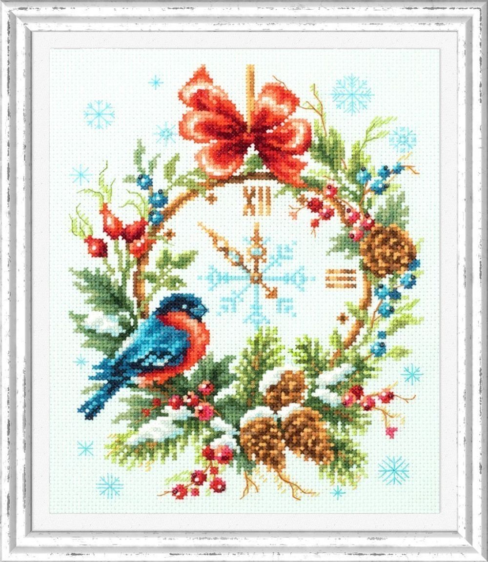 Набор для вышивания нитками Чудесная игла, Время рождества 17х22 см