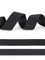 Резинка бельевая (окантовочная) 20.0 мм / 25 метров, плотная, черный F322