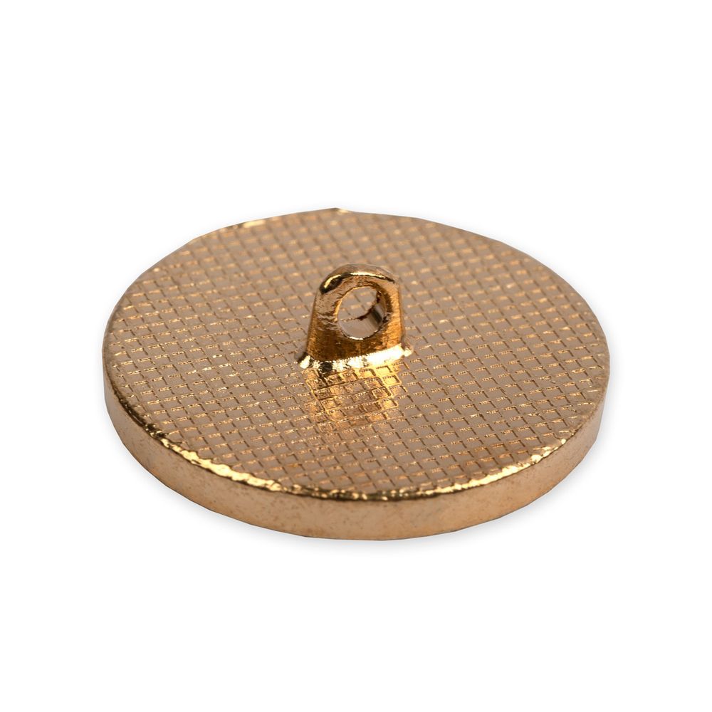 Пуговицы на ножке металл 22 мм, 6 шт, 30 золото, Blitz MB 0258