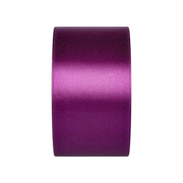 Лента атласная 1-сторонняя 50.0 мм / 33±2 метра, 143 фиолетовый, Gamma