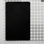 Заплатки пришивные из кожи, прямоугольник 8х12,7см с перфорацией, 2 шт, 100% кожа, 01 черный, 9123