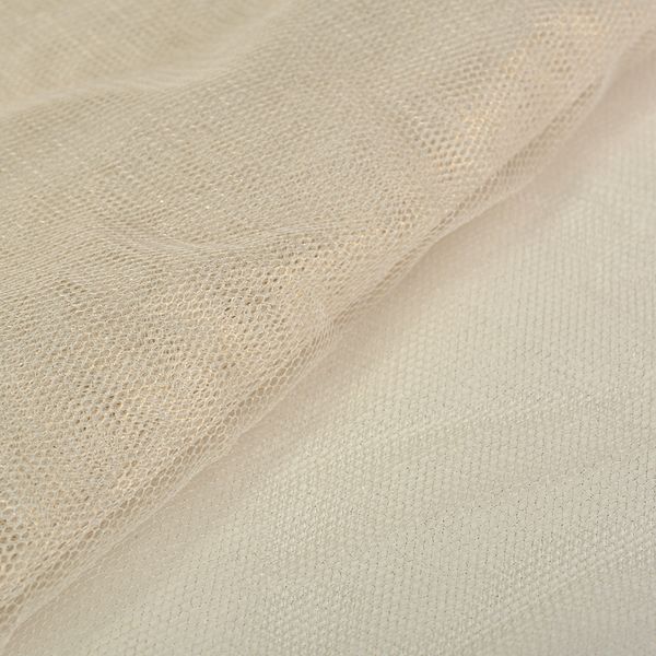 Фатин перламутровый 150 см / 15 метров, T538-96, цв.бежевый