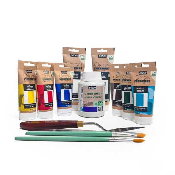 Краска акриловая Equipment Kit матовая 6 цв. по 60 мл, Pebeo, 817432