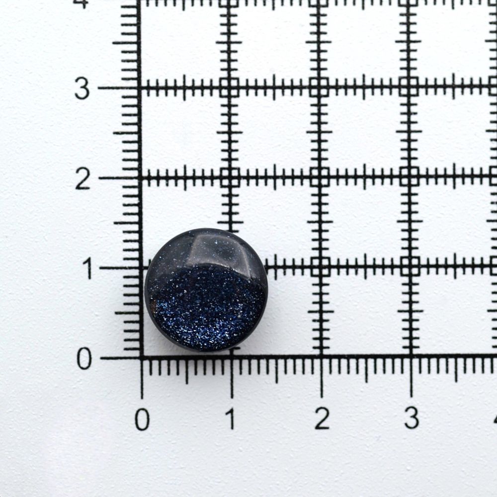 Пуговицы на ножке 22L (14мм), пластик (col.03 т.синий), 72 шт, CR P-45