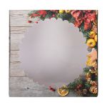 Коробка с окном для печенья 11.5х11.5х3 см, №2 Новогодний аромат, S-Chief CBC-005