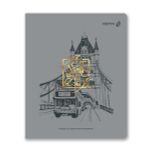 Тетрадь со справ.материал. Архивариус пластик.обл. 320мкм с тис.золот.фольгой. A5 48 л. на скобе 65 г/м², белизна 100% 10 шт, клетка, 01872 Архивариус Английский язык, Светоч Т290