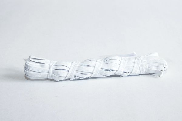 Резинка бельевая (стандартная) тканая 8.0 мм / 10х10 метров, белый, Gamma НП