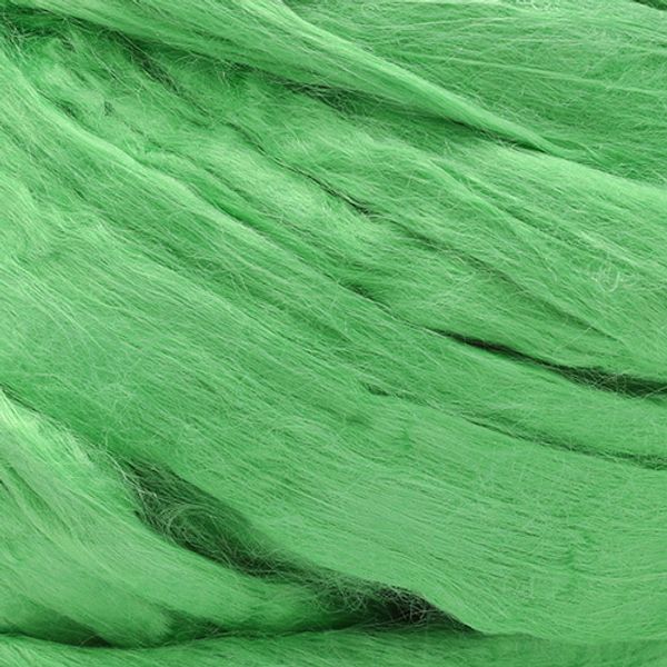 Шерсть для валяния вискоза Троицкая, 1х50 г (19-20 мкр), 0580 зеленое яблоко