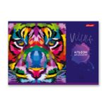 Альбом для рисования 100 г/м², A4 29х20.5 см, 40 л. на скобе, 5 шт, 000233 Радужный зверь, Светоч 40АЛСК4_1_3_9