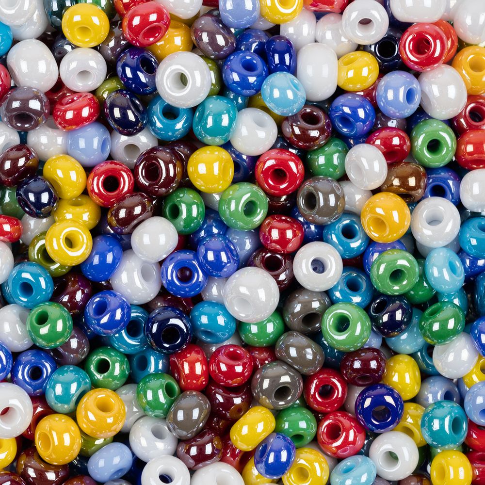 Набор бисера Preciosa ассорти 50 г, 5/0 (4.5 мм), 00008 разноцветный, 391-99001