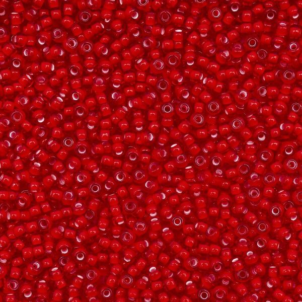 Бисер Preciosa прозрачный с цв. центром 10/0 (2.3 мм), круг.отв., 50г, (95076)