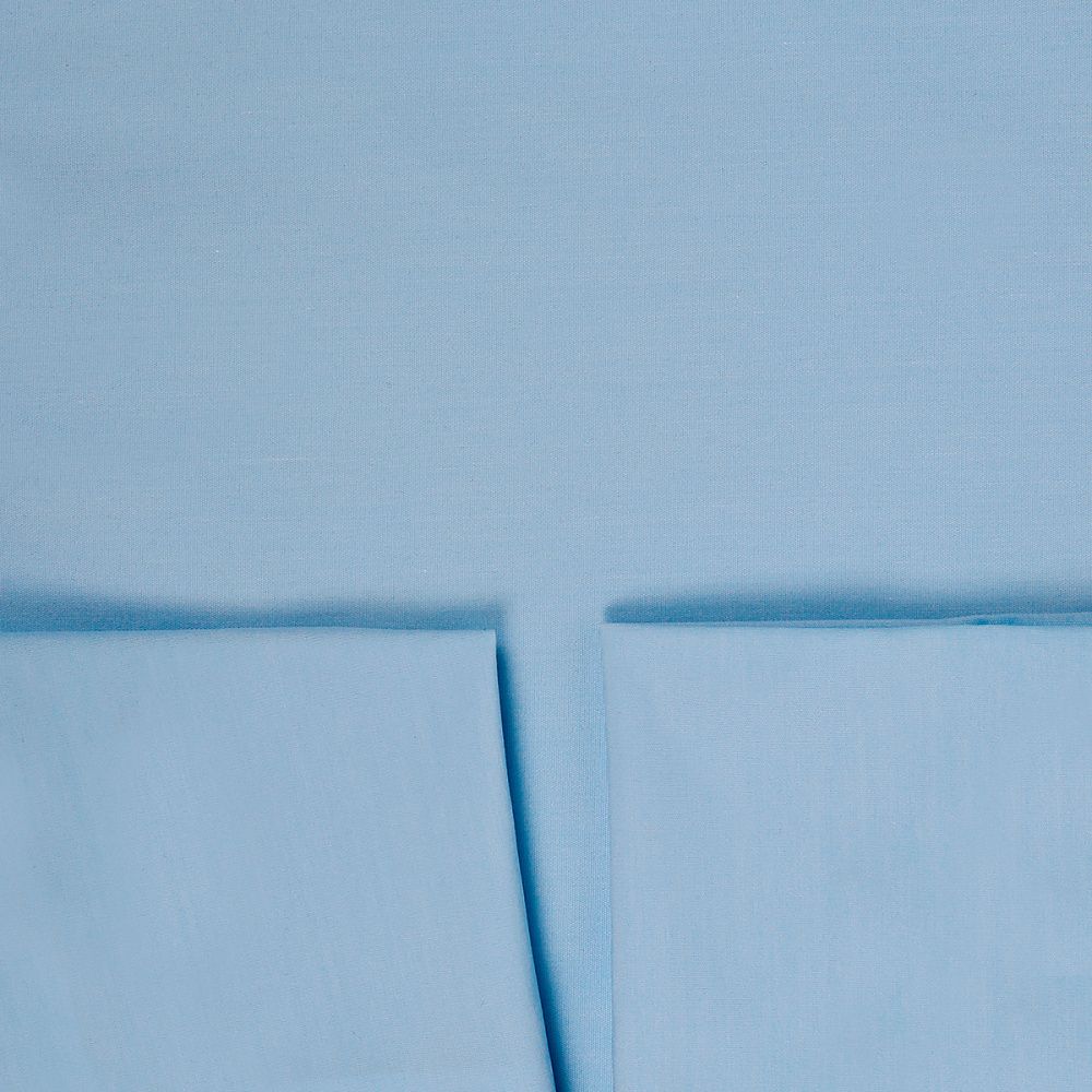 ТиСи (T/C) поплин стрейч 110 г/м², 150 см / 1 метр, TBY.TC.05.1, цв.св.голубой