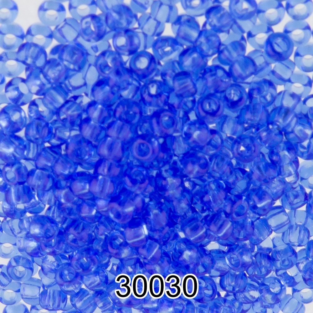 Бисер Preciosa круглый 10/0, 2.3 мм, 500 г, 30030(Ф169) голубой
