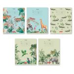 Тетрадь ученическая школьная, A5+ 24 л. на скобе 65 г/м², белизна 100% 30 шт, клетка, 000721 Саванна, Светоч 24ТЕТк-001