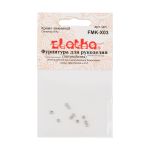 Кримп зажимной 2х1.5 мм, 50 шт, 01 под серебро, Zlatka FMK-X03