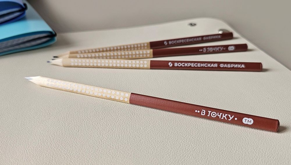 Карандаш чернографитный трехгранный заточенный ТМ (HB) 12 шт, 02 бронзовый, ВКФ 12Д-3000