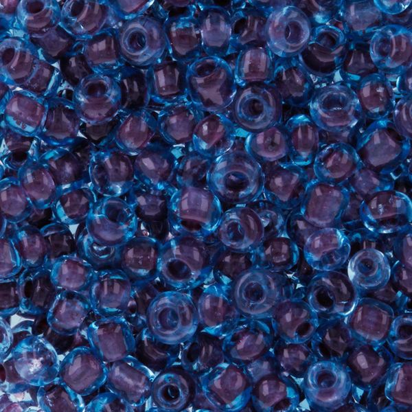 Бисер Zlatka 8/0 (2.9 мм), 100 г (10х10 г), №0314 т.сиреневый, GR