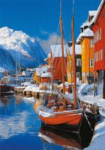 Пазл 1000 элементов, PZL-1000/93 Красочная Норвегия, Фрея