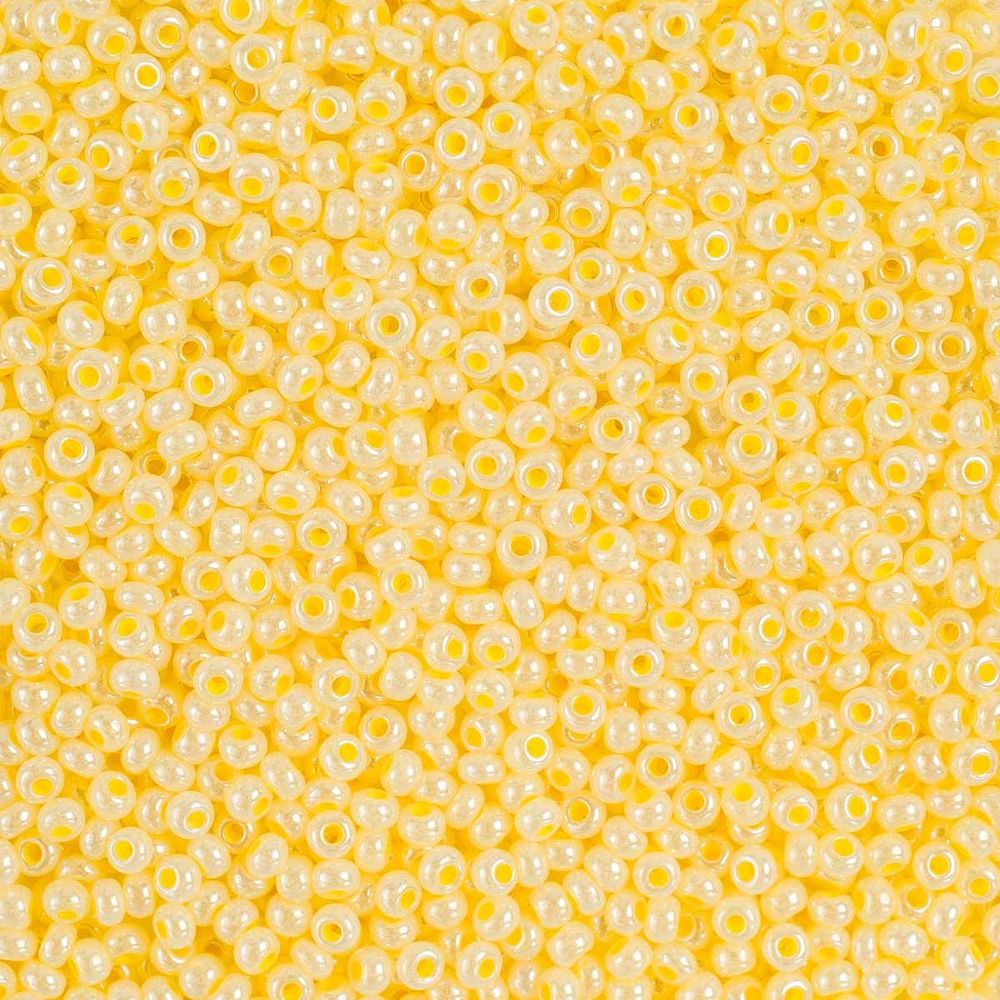 Бисер Preciosa Pearl Color lined 10/0 (2.3 мм), 100 г (5х20 г), круг.отв.