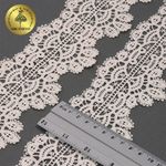 Кружево гипюр (плетёное) 70 мм / 13.71 метров, TBY.SUN.11, цв.F102 молочный