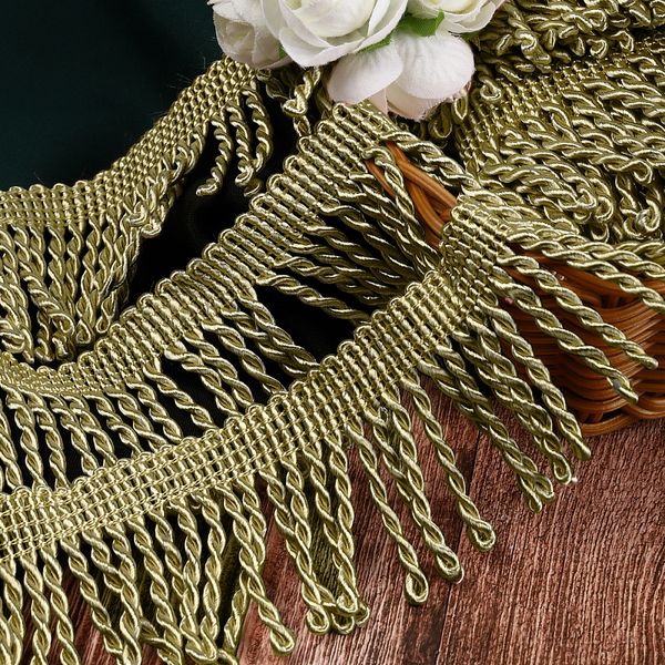 Бахрома отделочная 62.0 мм / 10 метров, 0390-0910, цв.6454 олива