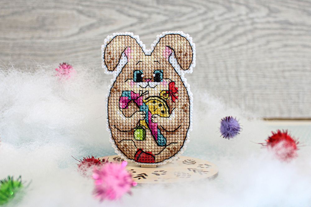 Набор для вышивания нитками МП Студия (Жар-птица), Праздничное время, 8х6 см