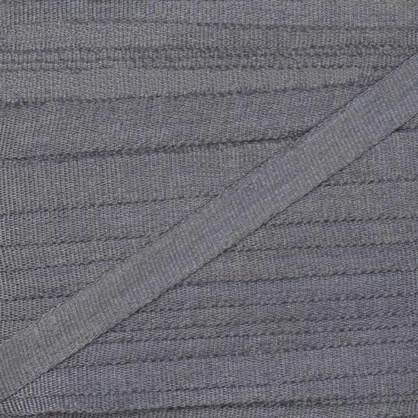 Лента (тесьма) шелковая 4.0 мм / 45.5±0.5 метров, №236 серый, Gamma SR-4