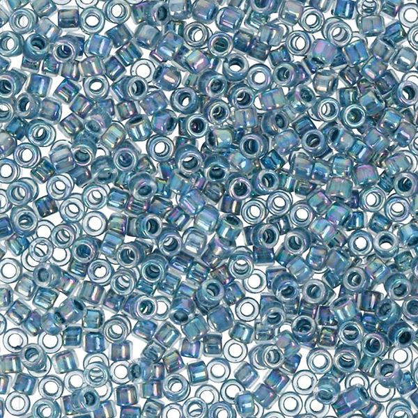 Бисер Toho 11/0 Treasure 1 (1.6 мм), 500 г, 0773 гр.бирюзовый/радужный