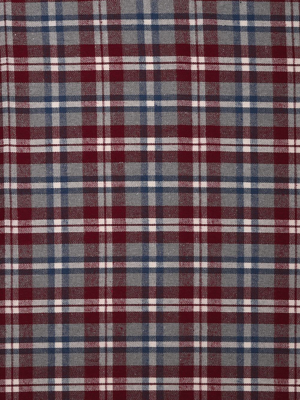 Фланель рубашечная 150 г/м², 150 см / 25 метров, TBY.Fl.T555, 555 серо-красный