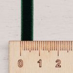 Лента бархатная (тесьма) 06.0 мм / 32.9±2 метров, 0081-0701, 165 темно-зеленый