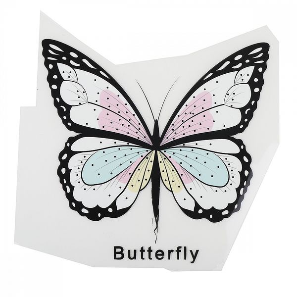 Термотрансфер арт.1247 Бабочка 12.4х12см, уп.2 шт