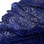 Кружево бельевое эластичное 180 мм / 3 м, TBY.L1351, цв.L1832 синий, Kruzhevo