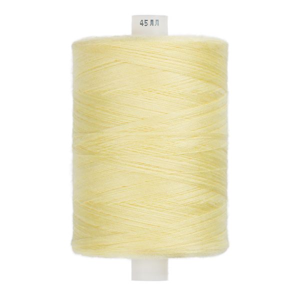 Нитки армированные ПНК им.Кирова 45ЛЛ, 2500 м / 1 кат., 0202 бл.желтый