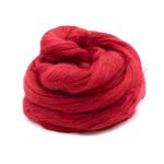 Шерсть для валяния Троицкая п/тонкая 1х100 г (до 29 мкр), 07 бордо