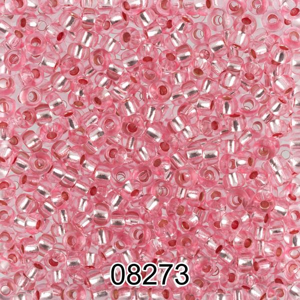 Бисер Preciosa 10/0 (2.3 мм), 500 г, 08273 (Ф383) св.розовый