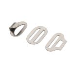 Крючки галстучные 11 мм, (3 части) ВОС, никель, 50 шт